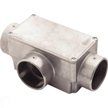 Imagem de Condulete fixo 2" tipo "T" - com tampa / sem rosca / sem pintura Tramontina