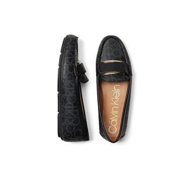Imagem de Calvin Klein Mocassins femininos Leonie, Logotipo preto, 35