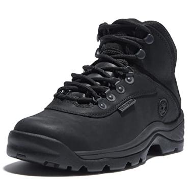 Imagem de Timberland Women's White Ledge Mid Ankle Hiking Boot, Black Full Grain, 9.5