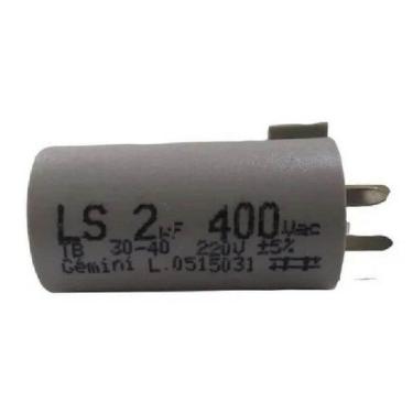 Imagem de Capacitor P/ Ventilador 3 Pinos 2uf 50/60hz 400v Loren Sid