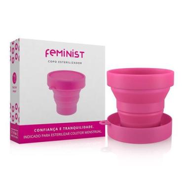 Imagem de Copo Esterilizador Em Silicone Para Coletor Menstrual Feminist - Cores