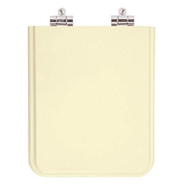 Imagem de Assento Sanitario Poliester com Amortecedor Square Bone (bege Claro) para Vaso Incepa