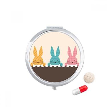 Imagem de Porta-comprimidos de cultura de coelhinho fofo, festival de religião da Páscoa