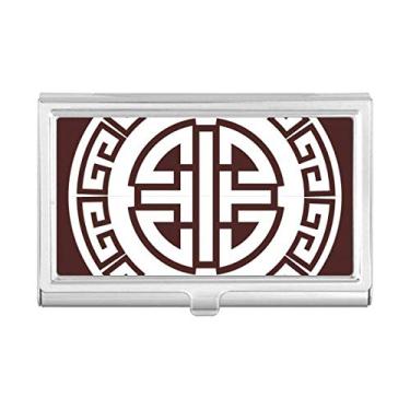 Imagem de Porta-cartões de visita com símbolo chinês de quatro bênçãos da China