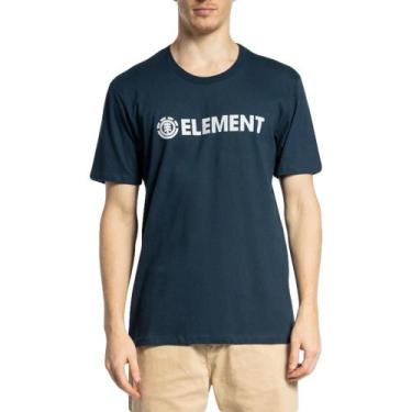 Imagem de Camiseta Element Blazin Color Plus Size Wt23 Azul Marinho