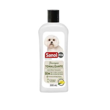 Imagem de Shampoo Sanol Dog Tonalizante Pelos Claros - 500ml