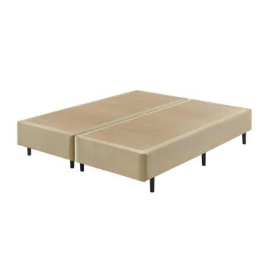 Imagem de Sommier Queen Veludine 158x198x40 - Bege