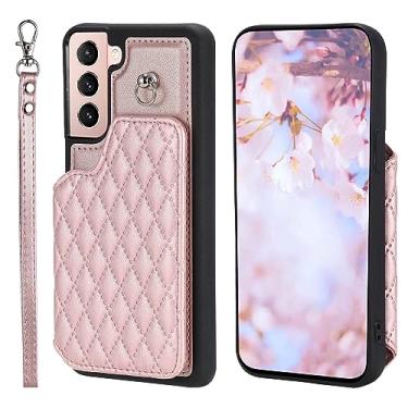 Imagem de Capa Carteira Compatible with Samsung Galaxy S30/S21 Case Wallet with Card Holder, Durable Leather Shockproof Case Wallet Case for Women Crossbody Bag,Magnetic Closure Case Protective Back Cover (Col