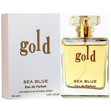 Imagem de Perfume Feminino Gold 100ml Importado Sea Blue