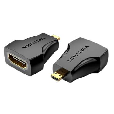 Imagem de Adaptador Conector Hdmi Femea x Micro Hdmi Macho Vention