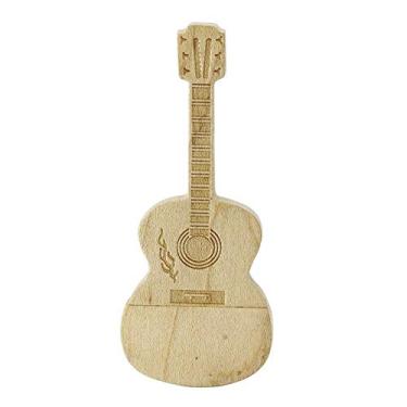 Imagem de 4GB Madeira Modelo Guitarra Pen Drive USB Flash Drive USB Flash Disk Memory Stick USB Drive USB Stick USB Flash Card Thumb Drive USB