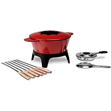 Imagem de Conjunto para Fondue 10 Pcs Sauté, Vermelho, Haus Concept