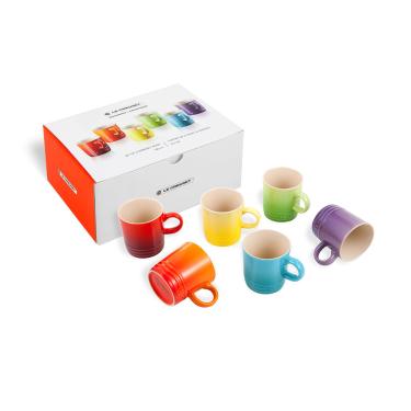 Imagem de Canecas Espresso Gift Collection 100 ml 6 Peças Colorido Le Creuset
