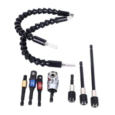 Imagem de Haste Flexível de Conexão de Broca, Conjunto de Extensão de Broca Universal de Conexão Rápida Multifuncional para Manutenção Automotiva, Reparo Doméstico, Conjuntos de Ferramentas