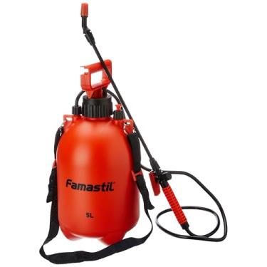 Imagem de Famastil Pulverizador de Compressão Prévia Famastil – 5 litros – Jato regulável – Cabo com Gatilho – Jardins e Hortas – Laranja