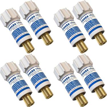 Imagem de The Freeze Miser® – Pacote com 8 – Proteção contra congelamento de torneira para ambientes externos | Substituição durável para capas de torneira para inverno – Protetor de torneira externo à prova de congelamento – Baixa manutenção e fácil de instalar – Poupa água