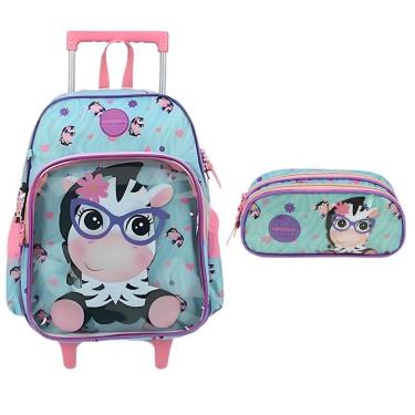 Imagem de Kit Mochila de Rodinha Up4You Petit 37722-Feminino