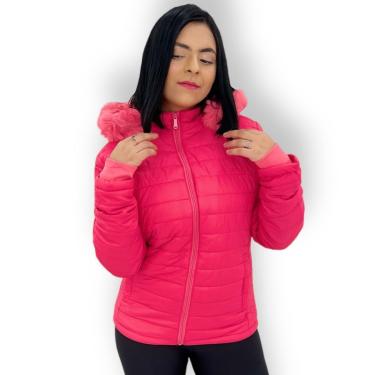 Imagem de Jaqueta Puffer Feminina Feminino Casaco Inverno Peluciada Impermeavel-Feminino