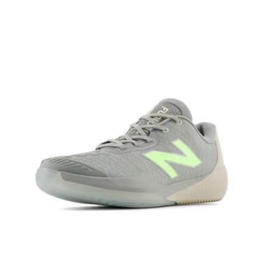 Imagem de New Balance FuelCell 996 V5 Pickleball Tênis de quadra masculino, Cinza ardósia/lima branqueada Glo, 38