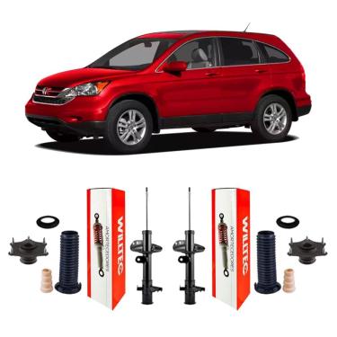 Imagem de 2 amortecedores kit suspensão dianteira crv 2009 10 11 12