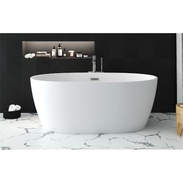 Imagem de Banheira Freestanding Imersão Viena 150 Branco 1,5m PEX