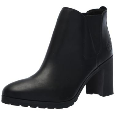 Imagem de Timberland Bota feminina Allington Mid Chelsea, Grão integral preto, 8