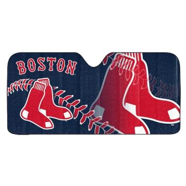 Imagem de FANMATS MLB Boston Red Sox Auto Protetor solar 140 x 68 cm, cor do time, tamanho único