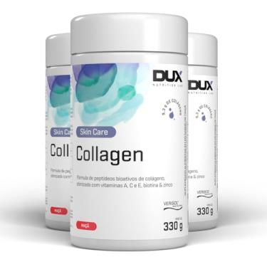 Imagem de Kit 3 Colágeno Hidrolisado Dux Collagen Maça 330g
