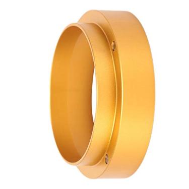 Imagem de Máquina De Café Anel De Dosagem Funil Magnético Alumínio Ouro 58mm