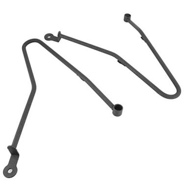 Imagem de Suporte de saco de sela Suporte de saco lateral de alforja, barras de suporte, suporte de proteção adequado para Bonneville T100/Thruxton 900 (preto)