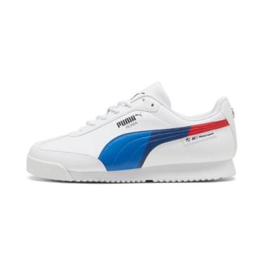 Imagem de PUMA BMW Motorsport Roma Via Tênis masculino, cobalto branco, 42, Branco e branco quente, 42