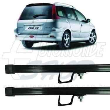 Imagem de Rack Teto Roca Bagageiros Travessa Peugeot 206 SW Perua 166 - Lwacc