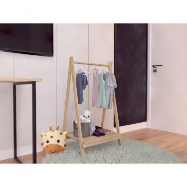 Imagem de Arara Montessoriana Infantil Multiuso Madeira Leve