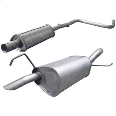 Imagem de Kit Escapamento Abafador + Traseiro Palio 1.5 8v 1996 A 1998 - ScapJá