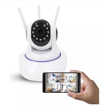 Imagem de Babá Eletrônica Monitor do Bebe Infantil Câmera Wifi Sem Fio Visão Not