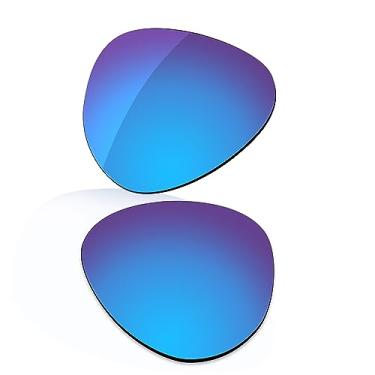 Imagem de LenzReborn Lente polarizada de reposição para óculos de sol RayBan Aviator RB3025 58 mm - azul gelo - espelhado polarizado