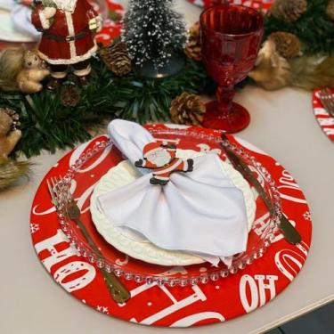 Imagem de Kit Capas de Sousplat Supla Com Guardanapos e Porta Guardanapos Para M