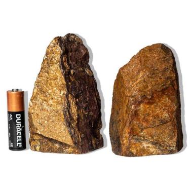 Imagem de 10 Bronzita Pedra Pé Serrado 300 a 400g 8 a 12cm Tipo B - CristaisdeCu