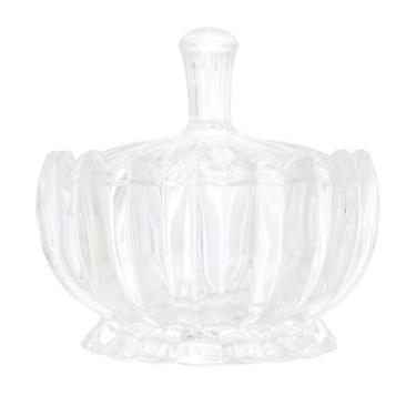 Imagem de Potinho Pequeno Potiche Decorativo De Cristal Resistente Chique Geneva