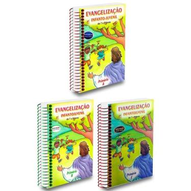 Imagem de Kit Evangelização Infanto-Juvenil -A/B/C-de 7 a 9 Anos-3 Livros, 2632 