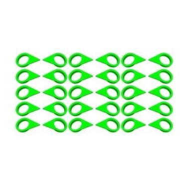 Imagem de Kit 30 Indicador Porca Solta Trava Roda Caminhão Verde 30mm - TOP-AR