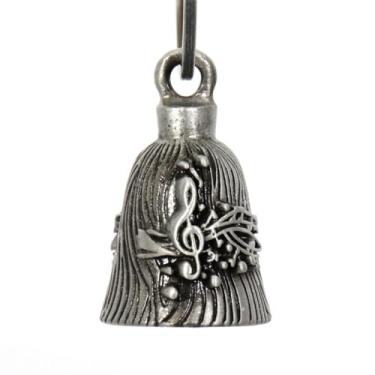 Imagem de Milwaukee Leather MLB9010 "Music Notes" Sino de boa sorte para motociclistas | Chaveiro acessório para motociclistas - tamanho único