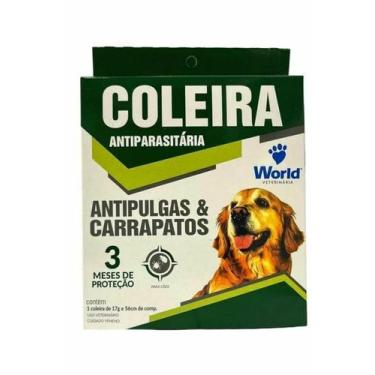 Imagem de 2 Coleiras Dug's Antiparasitário 17g, 56cm: Proteção Garantida - World