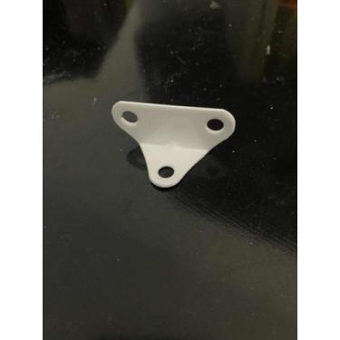 Imagem de Cantoneira 722 P/fixar Moveis 3 Furos C/ 180 Unidade (branca - comerci