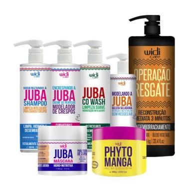 Imagem de Kit Widi Encrespando Modelando Higienizando Resgate Juba - Widi Care