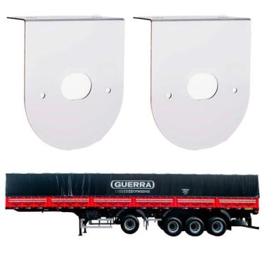 Imagem de 2 Suportes Lanterna 1 Maria Guerra 65mm Inox - DW Componentes