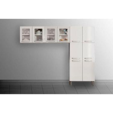 Imagem de Kit de Cozinha Modulada 3 Peças Evidence (2 Armários + 1 Paneleiro) CP