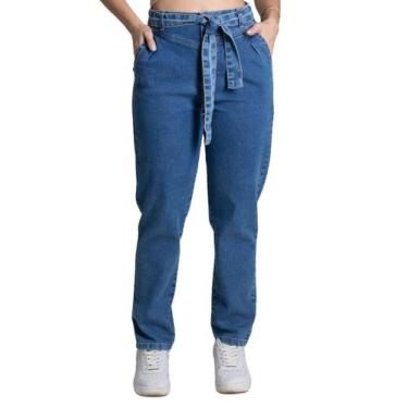 Imagem de Calça Jeans Sawary Mom - 277407 Azul, 36, Azul