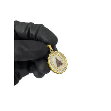 Imagem de Pingente Nossa Senhora - Banhado a Ouro 18k - ToJoia18k
