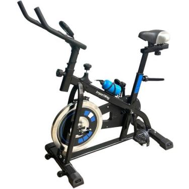 Imagem de Bicicleta Ergométrica Spinning Profissional Mecânica 8 Kg Suporta 120 